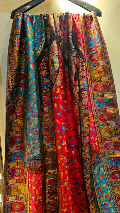 Silk kaani shawl