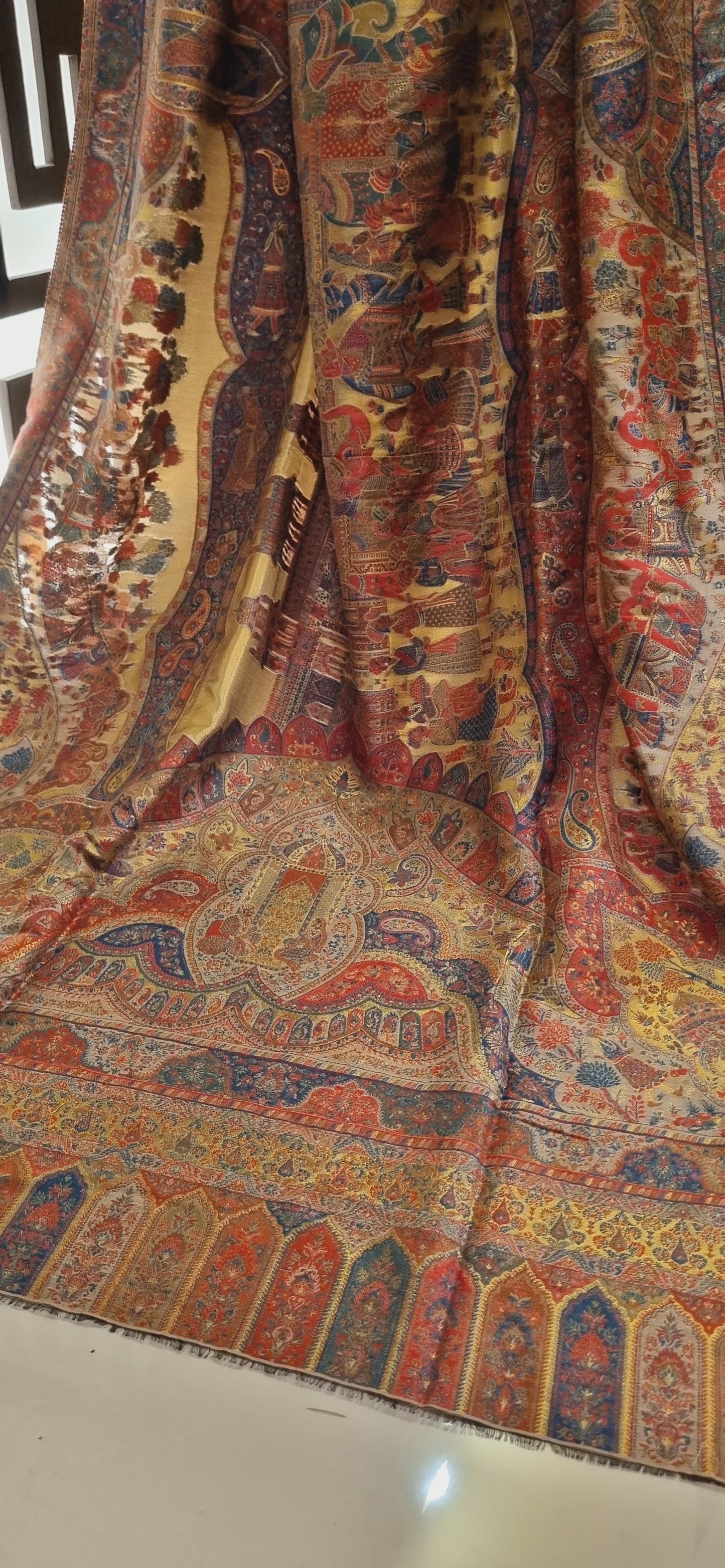 Moonlight kaani darbari pashmina