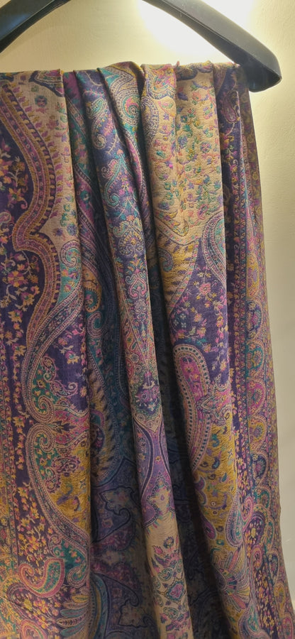 Reversible Persian kaani shawl