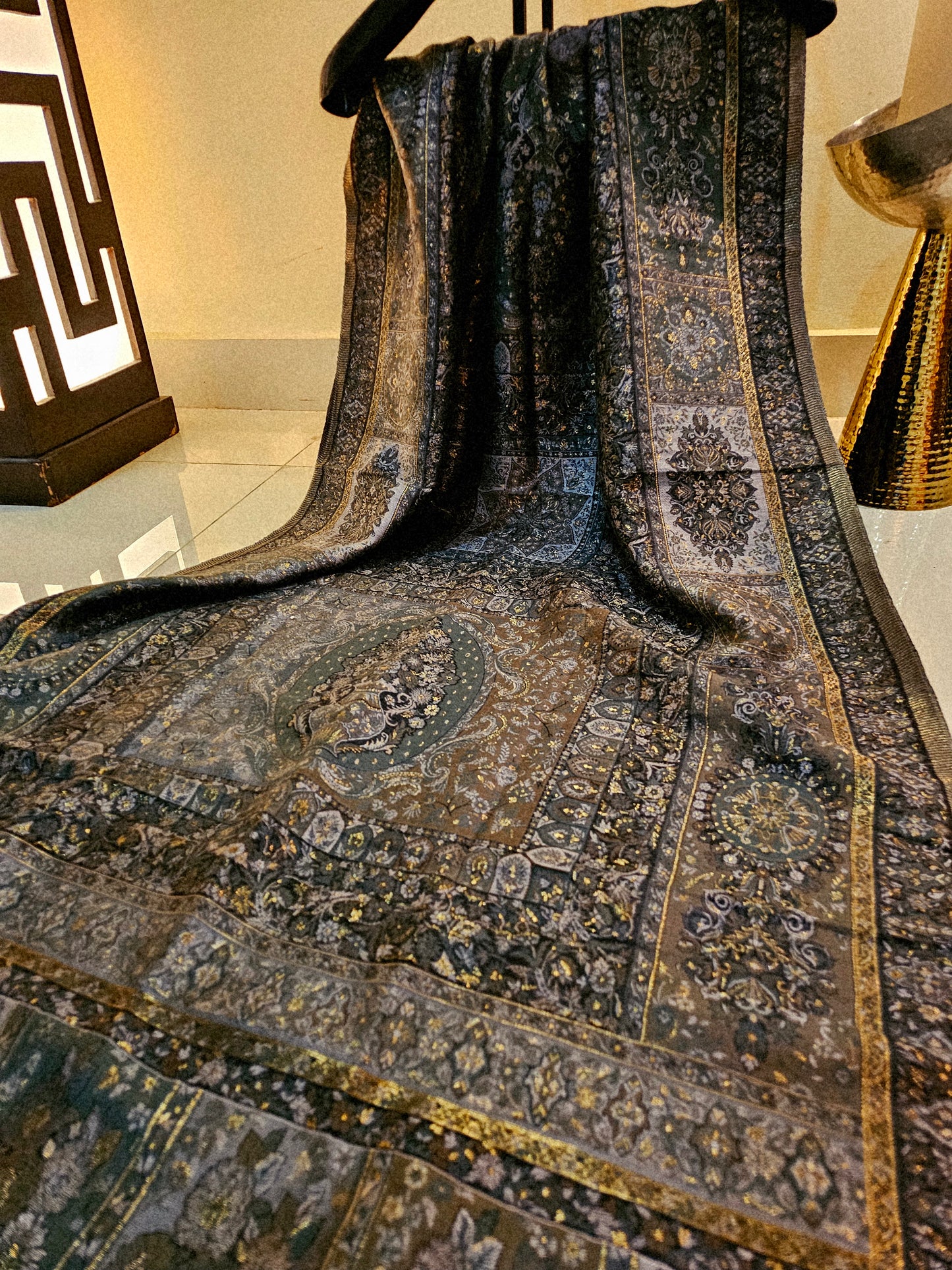 Silk kaani minishawl