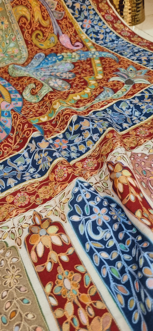 Reelkar embroidered pashmina