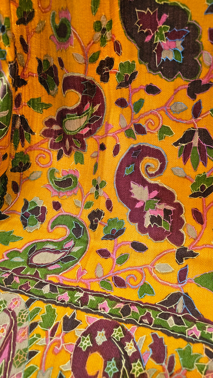 Kalamkar embroidered: Pashmina