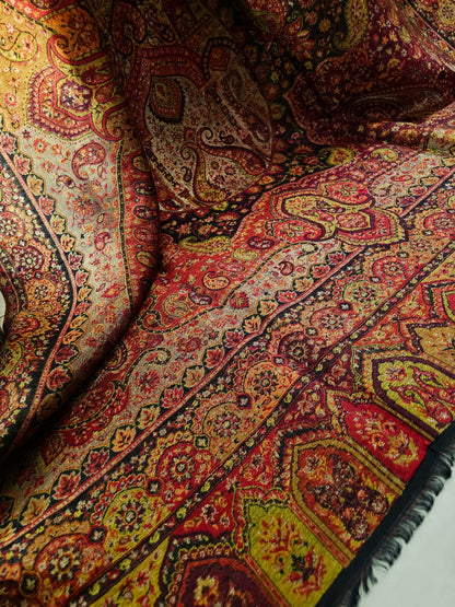 Reversible moonlight gandhara kaani shawl