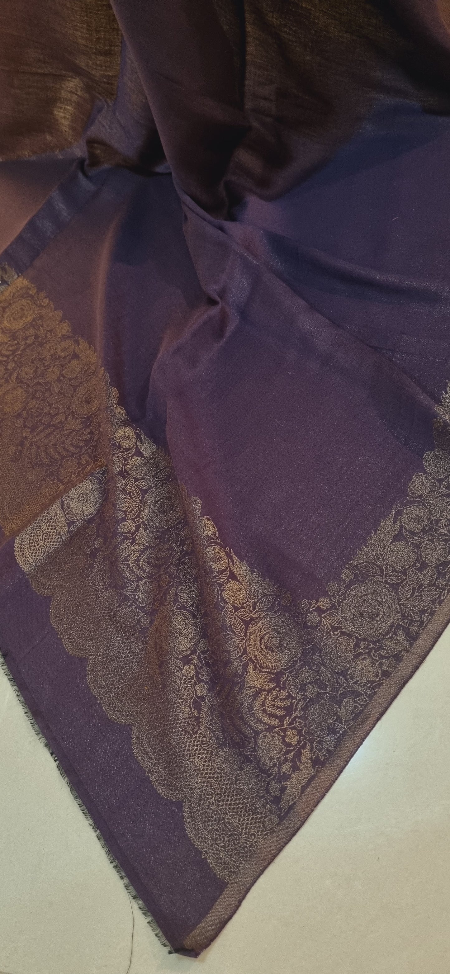 Moonlight reversible shawl