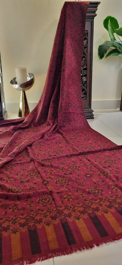 Woolen pashmina kaani shawl