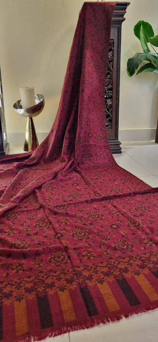 Woolen pashmina kaani shawl