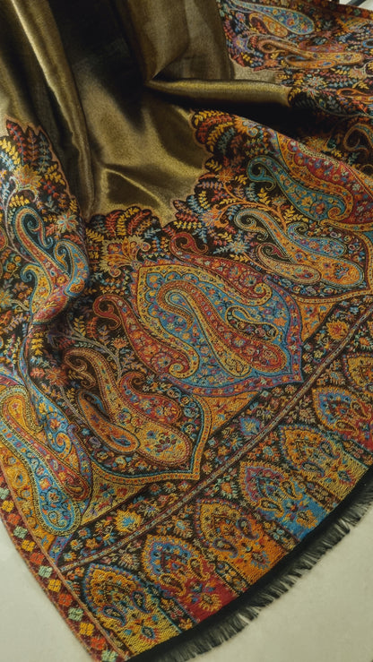 Gandhara moonlight pashmina kaani shawl