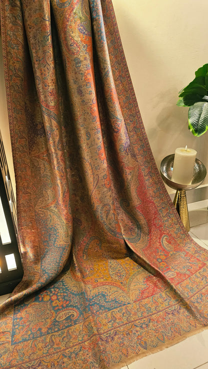 Gandhara kaani reversible: shawl