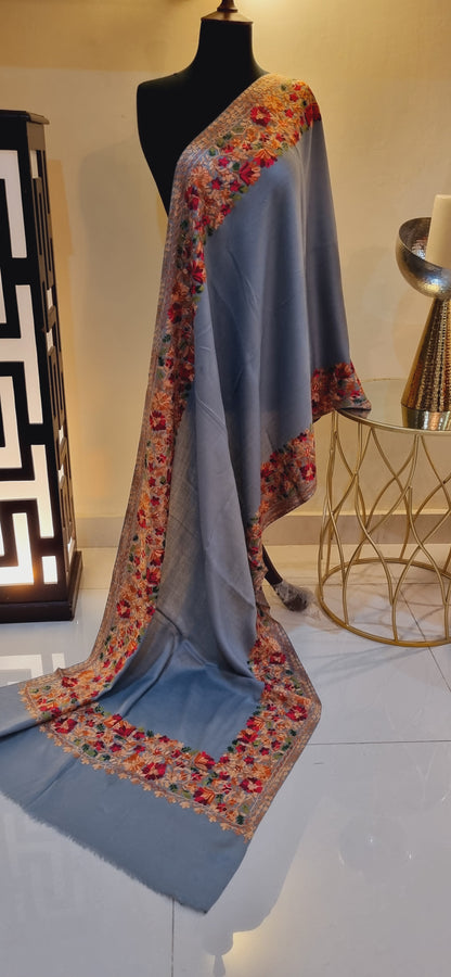 Embroidered minishawl