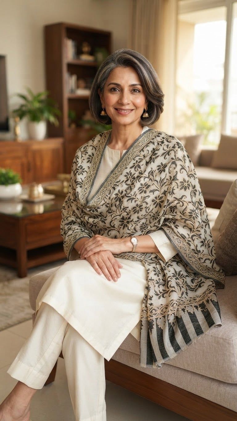 Reelkar kaani shawl: toosh