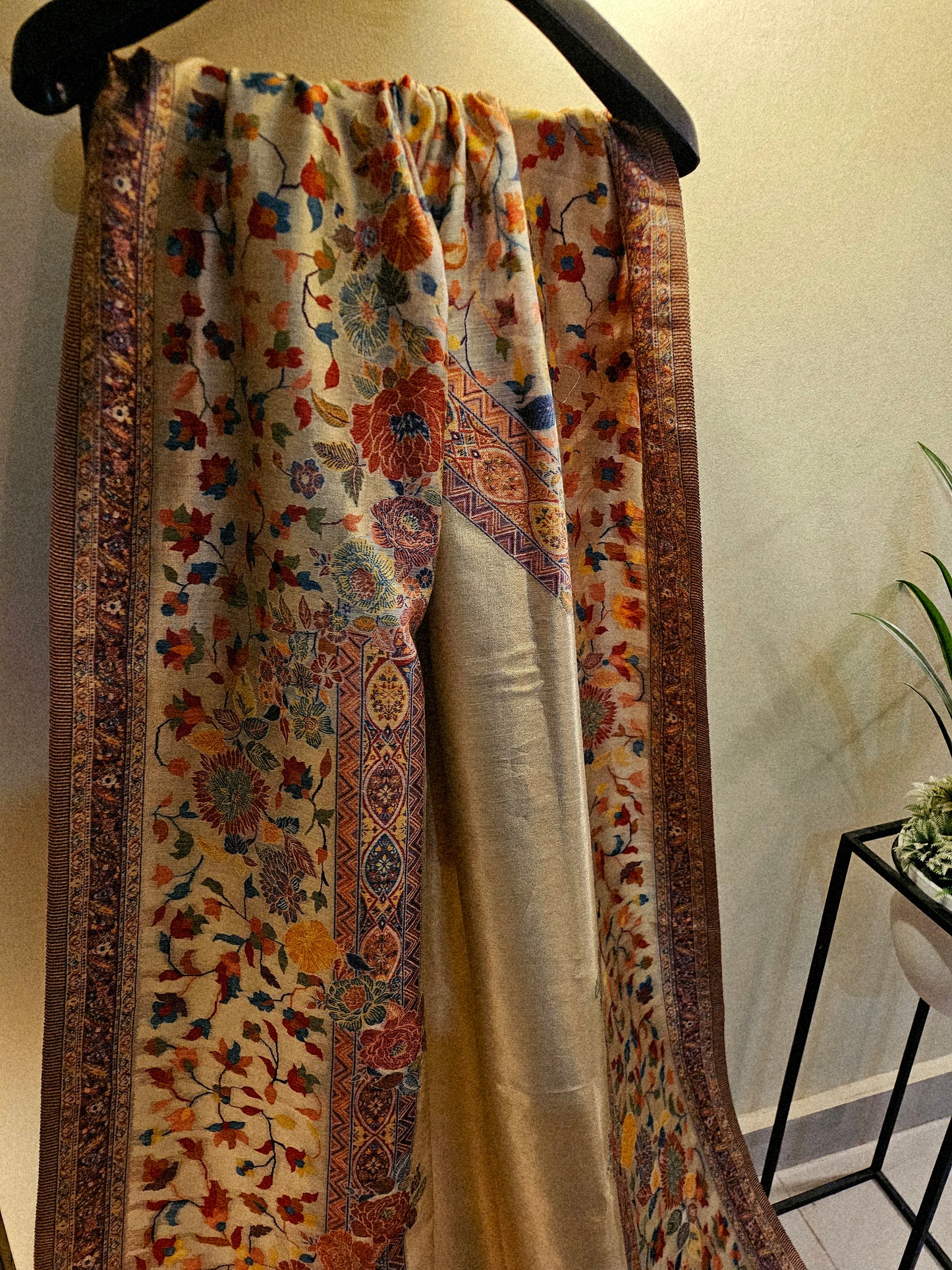 Silky moonlight kaani shawl/ dupata