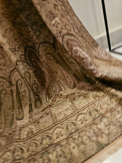 Reversible moonlight gandhara kaani shawl