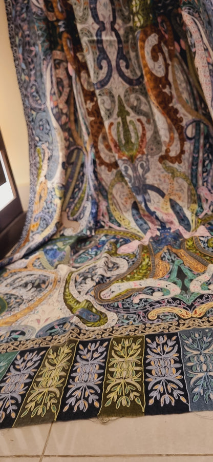 Reelkar embroidered pashmina