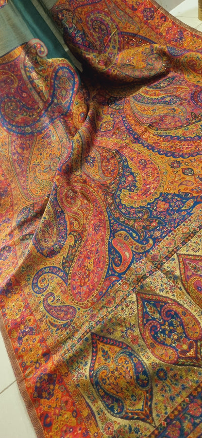Silk kaani shawl