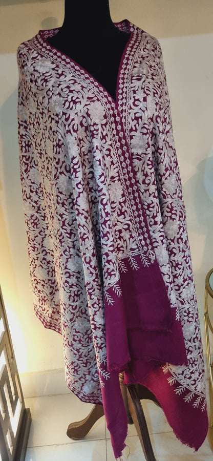 Embroidered Minishawl