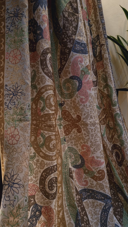 Reelkar embroidered pashmina