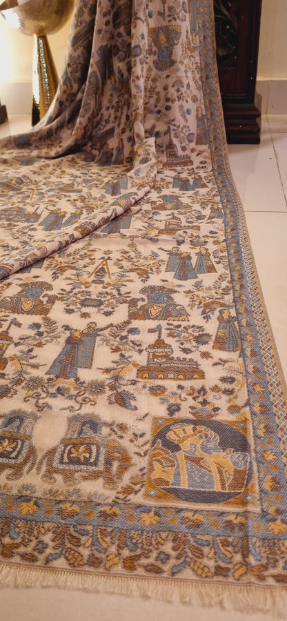 Soft pashmina kaani shawl