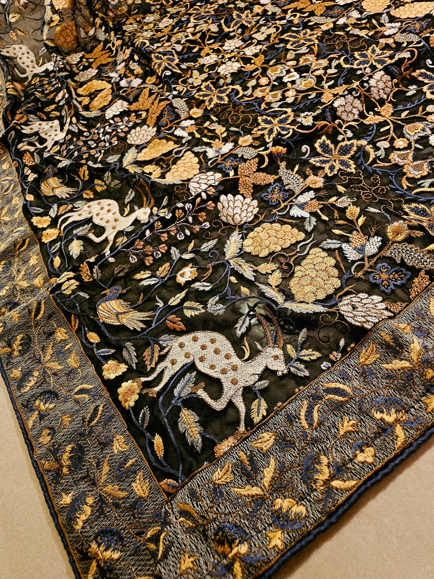 Georgete embroidered dupata