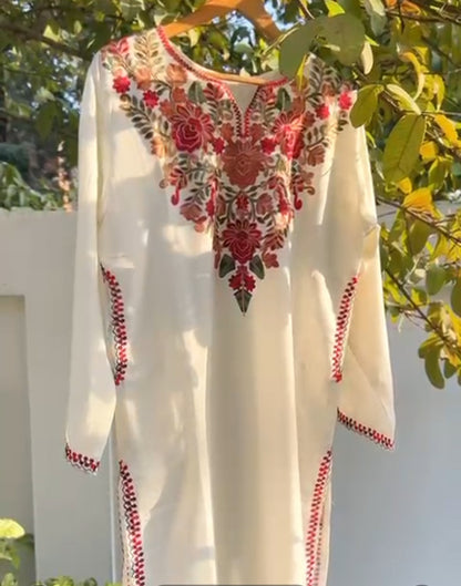 Embroidered kurta