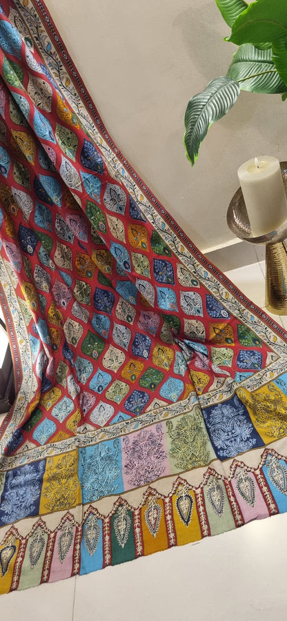 Reelkar embroidered pashmina