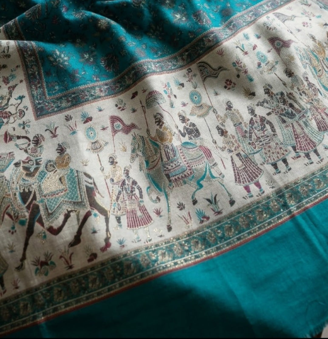 Kaani moonlight shawl: Pashmina