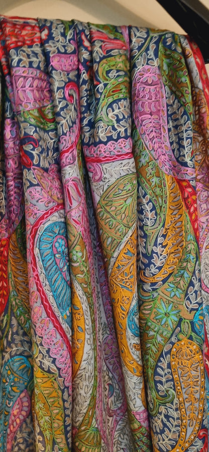 Reelkar embroidered pashmina shawl