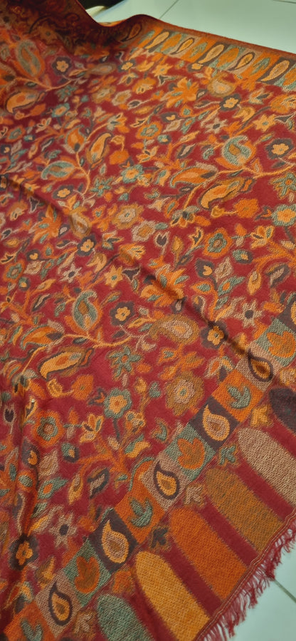Woolen pashmina kaani shawl