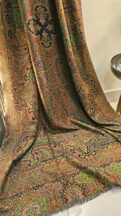 Persian reversible kaani: Pashmina