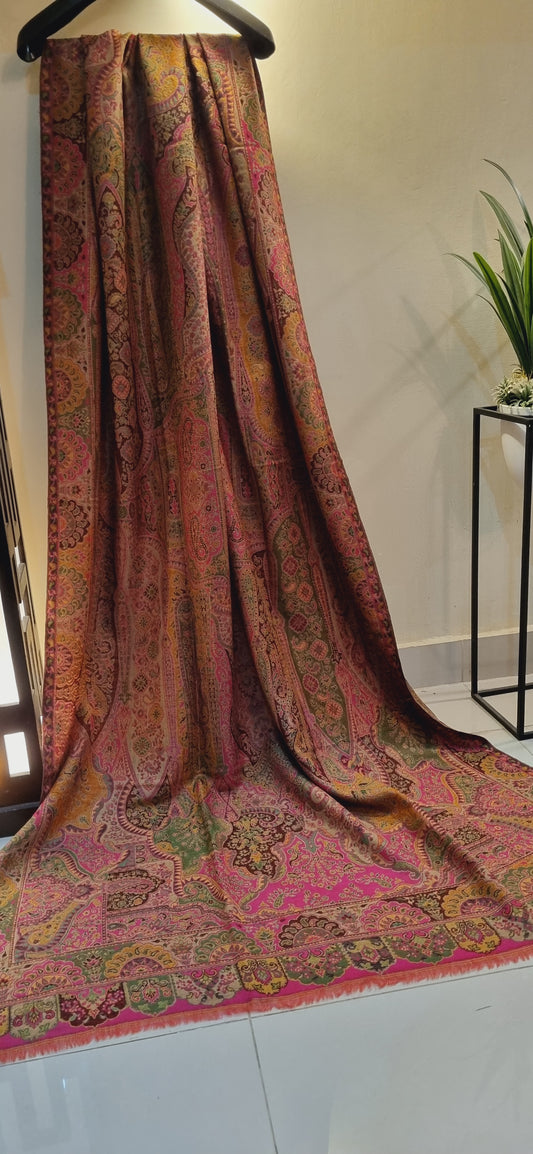 Persian kaan reversible pashmina shawl