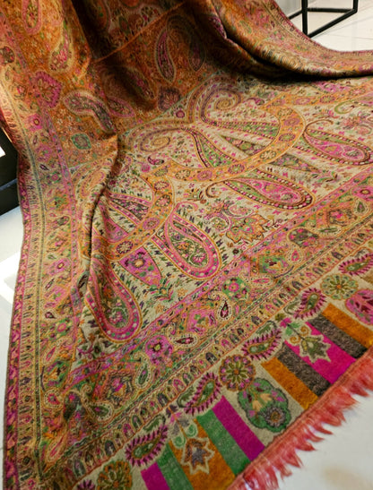 Reversible Persian kaani: Pashmina
