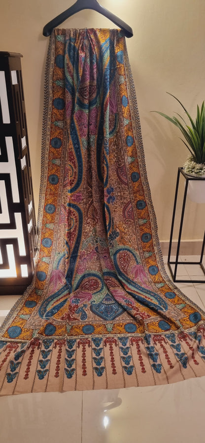 Reelkar embroidered pashmina shawl