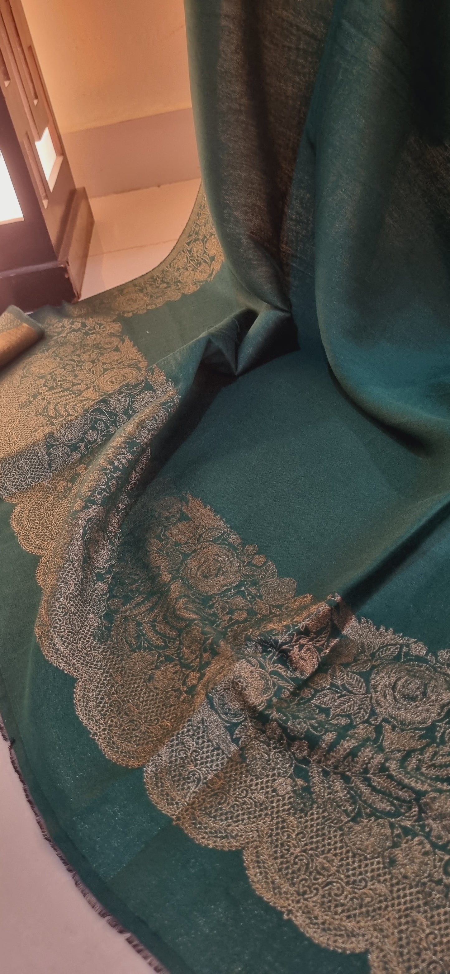 Moonlight reversible shawl