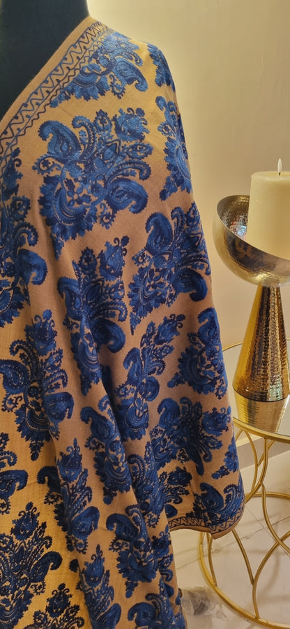 Pashmina embroidered Mini shawl