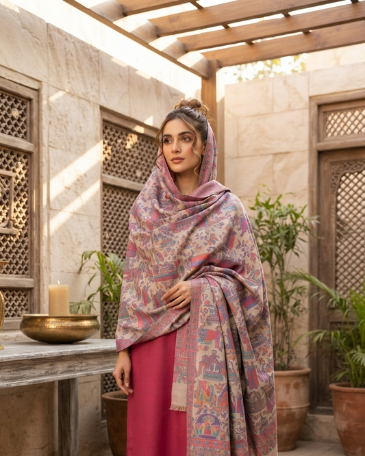 Kaani shawl: woollen pashmina
