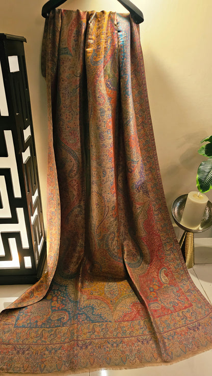 Gandhara kaani reversible: shawl