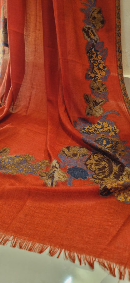Woolen pashmina kaani shawl