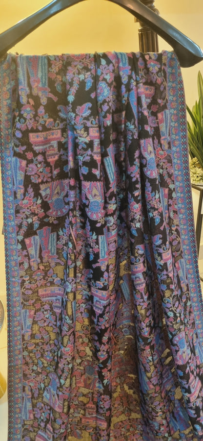 Woolen pashmina kaani shawl