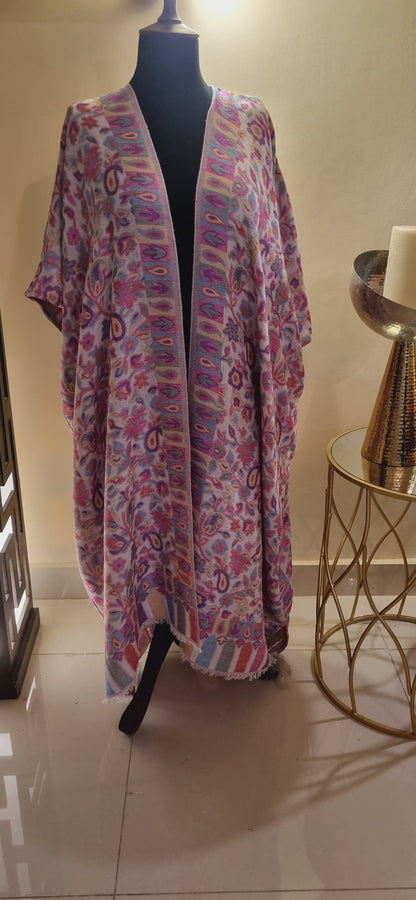 Pashmina kaani shrug