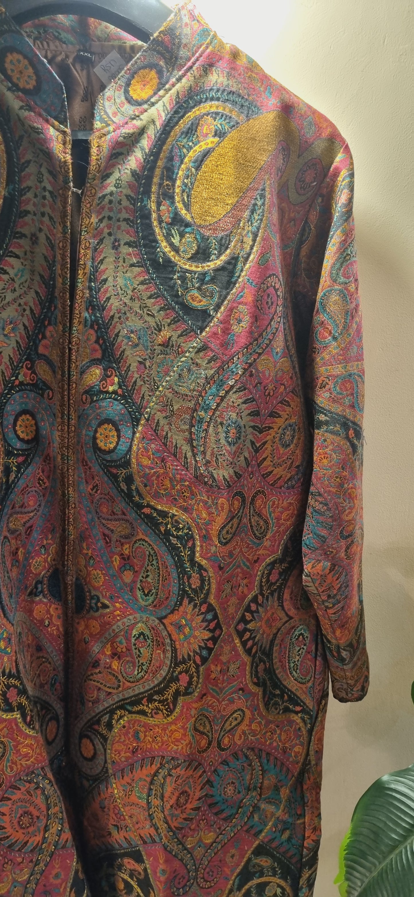 Silk kaani coat