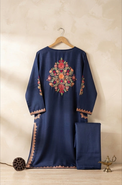 Embroidered Kurta Trouser: Pashmina