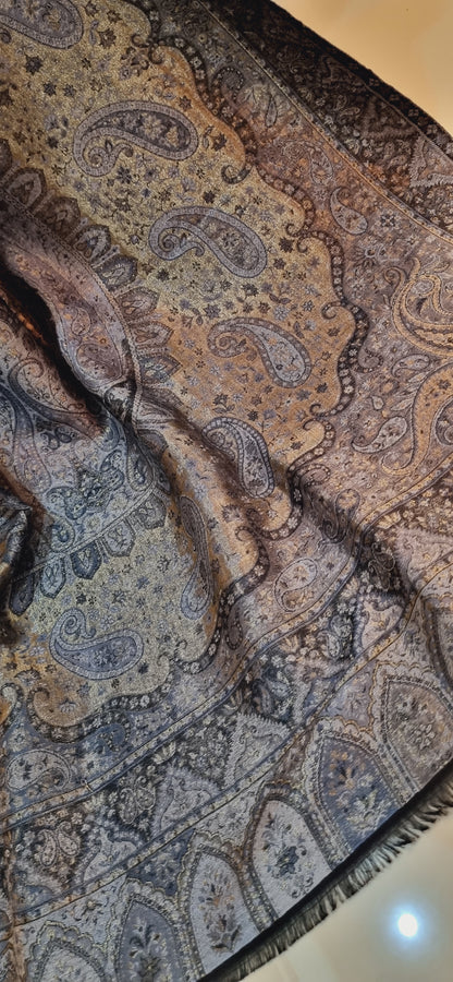 Gandhara reversible moonlight kaani shawl