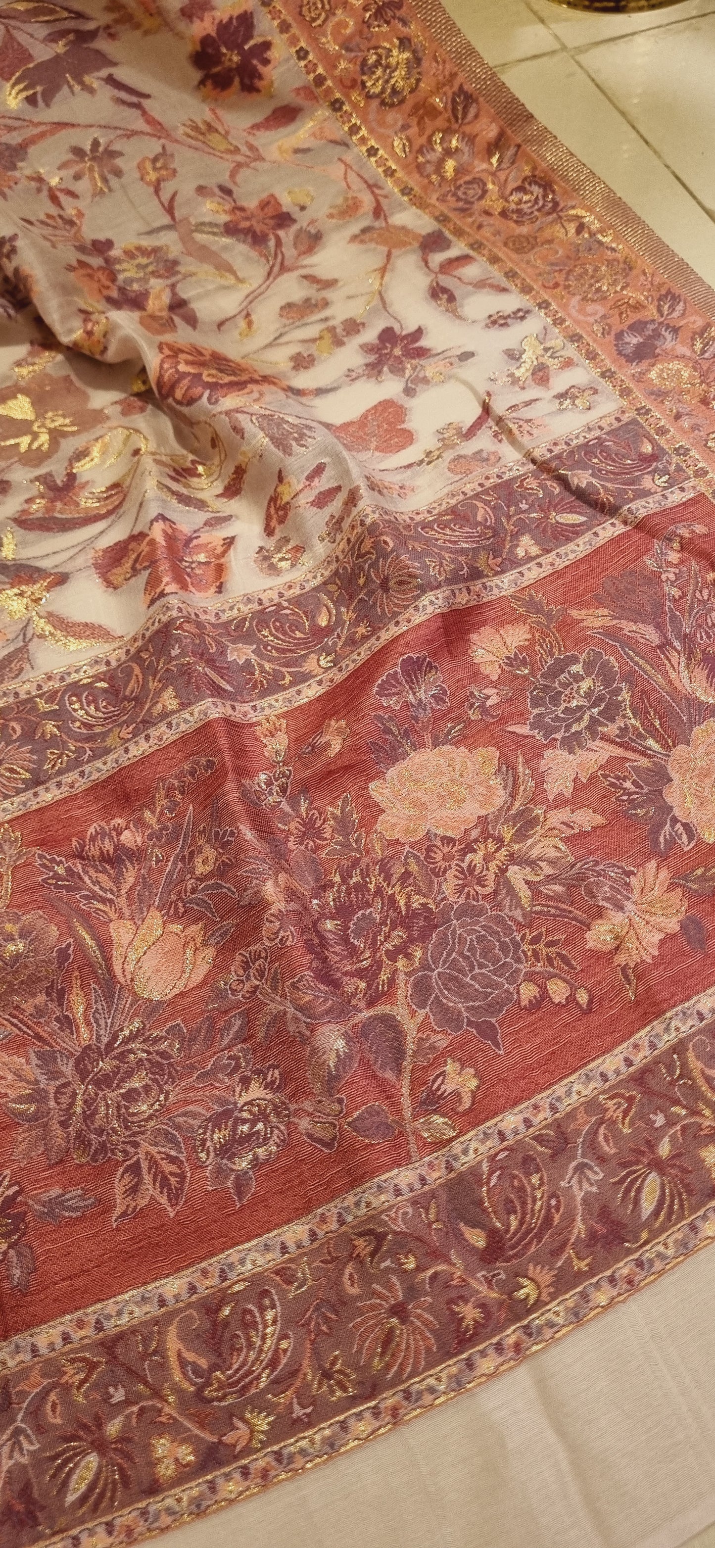 Silk kaani shawl