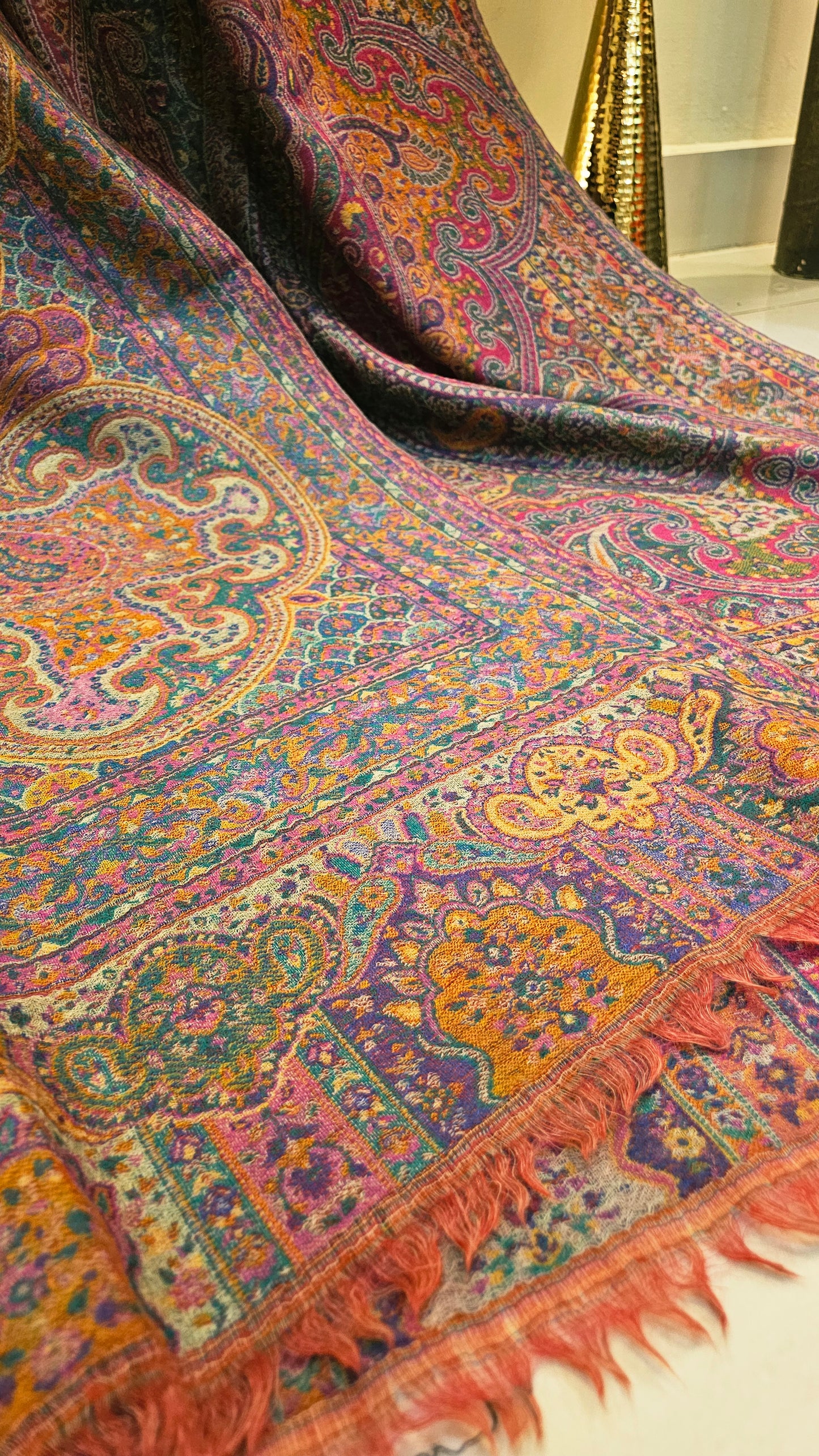 Persian kaani reversible: Pashmina