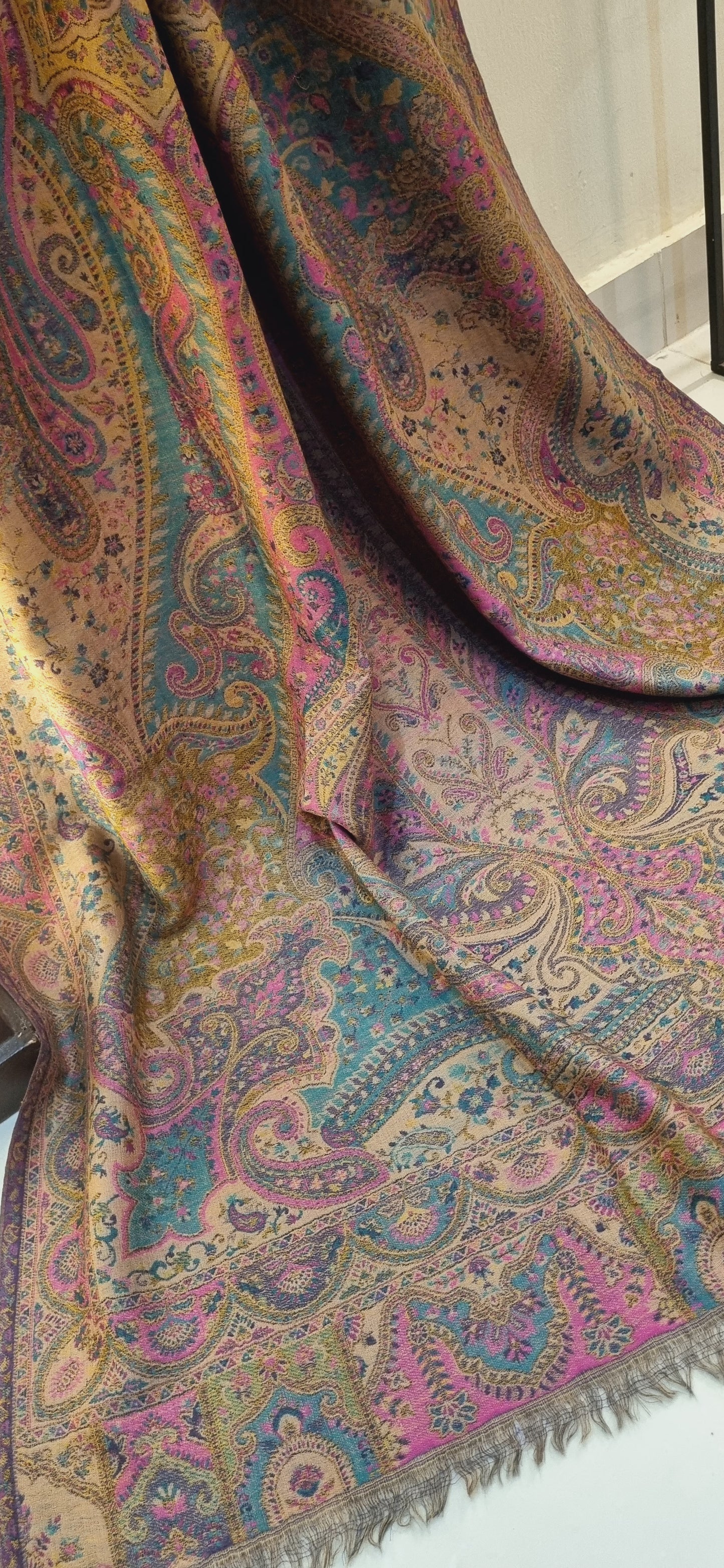 Reversible Persian kaani shawl
