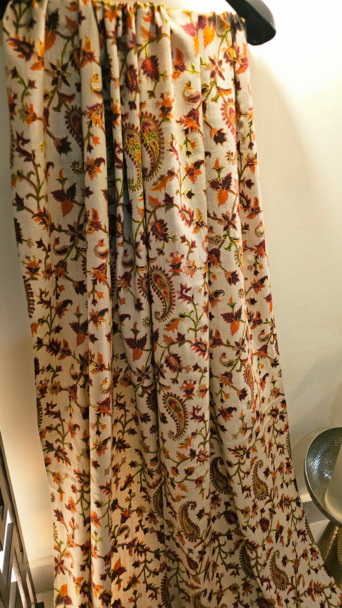 Kalamkar embroidered: Pashmina