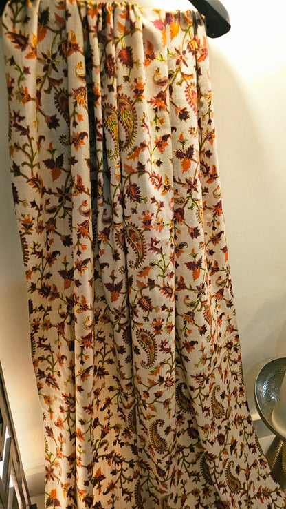 Kalamkar embroidered: Pashmina