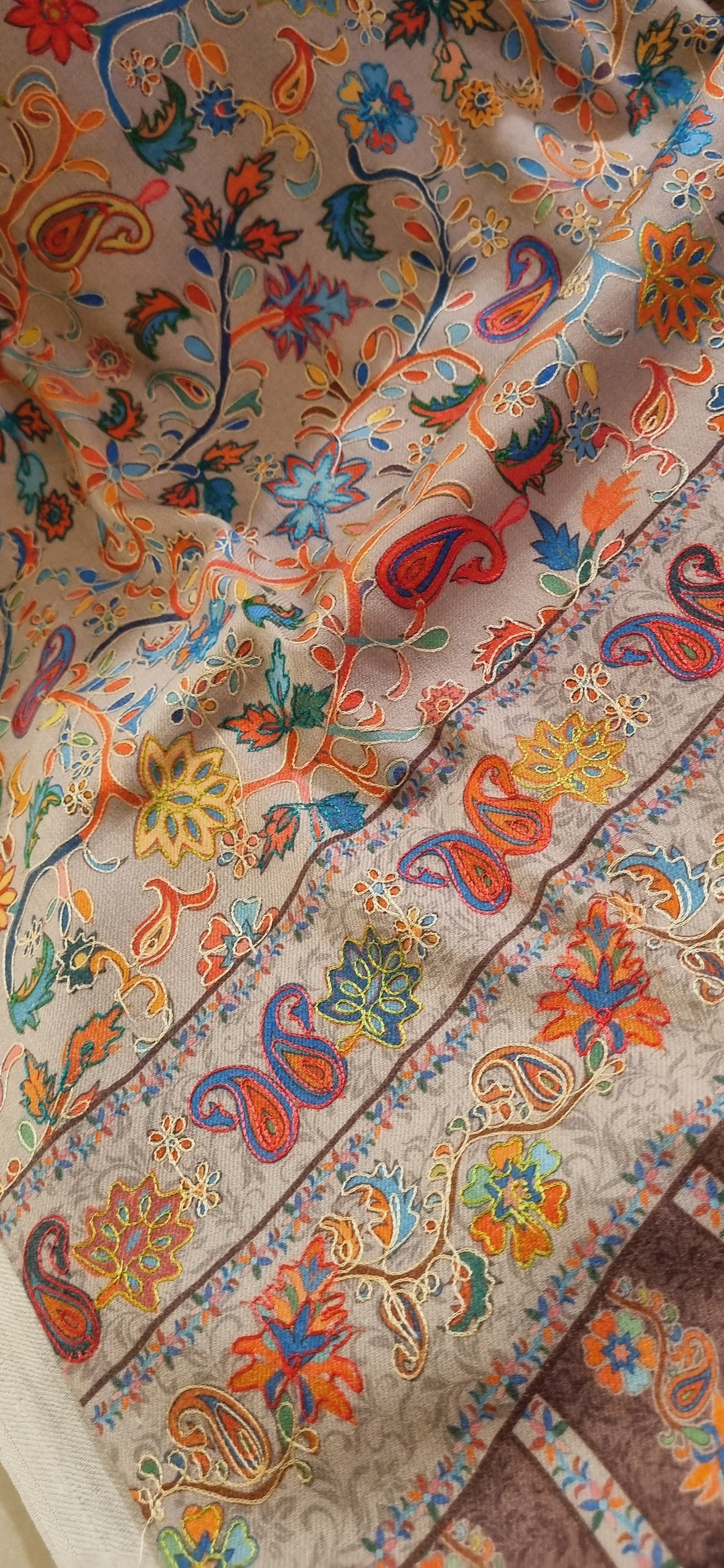 Pashmina reelkar suit