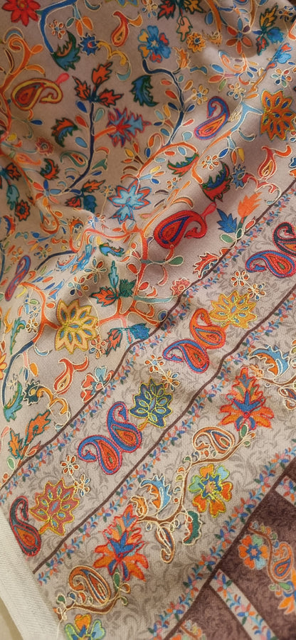 Pashmina reelkar suit