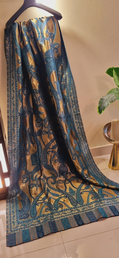 Reversible moonlight kaani shawl