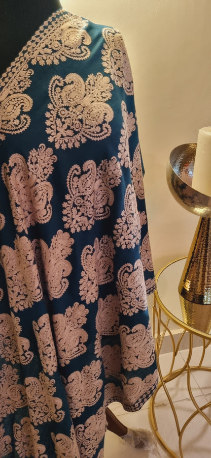 Pashmina embroidered Mini shawl